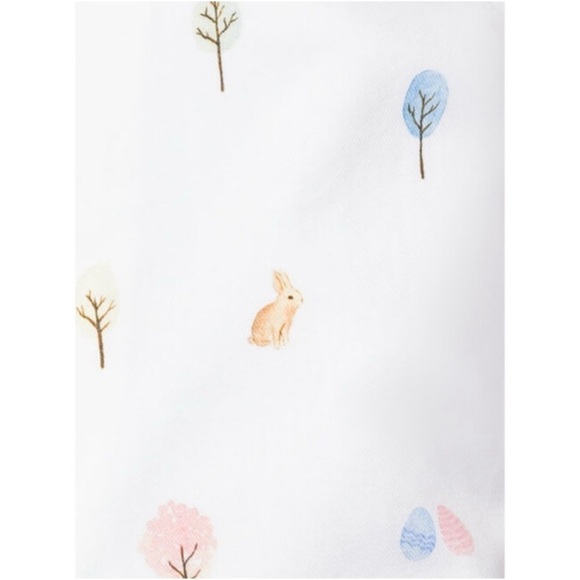 PETITE PLUME Boys Flame Resistant Chemical Free Pajamas White with Yellow Trim 5 - Picture 3 of 6